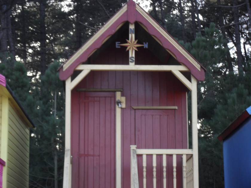 Beach hut on Wells Beach
