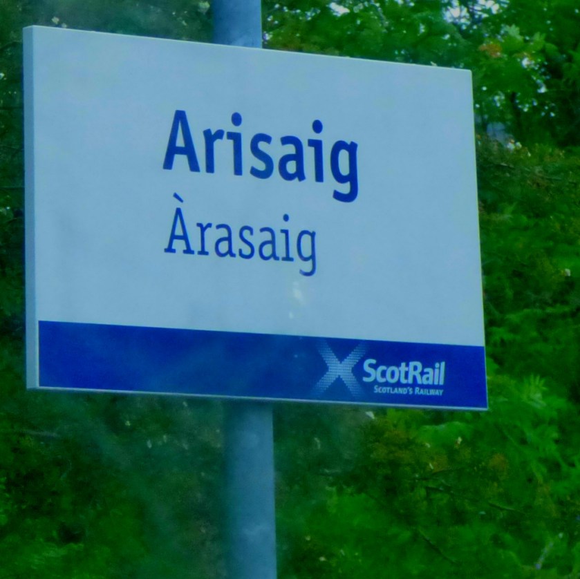 Arisaig sign