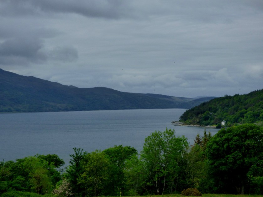 Distant view of Craggan Cottage