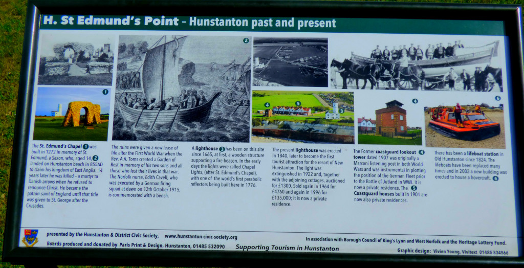 Info Board - St Edmunds Hunstanton