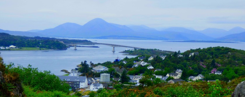 Kyle of Lochalsh from above
