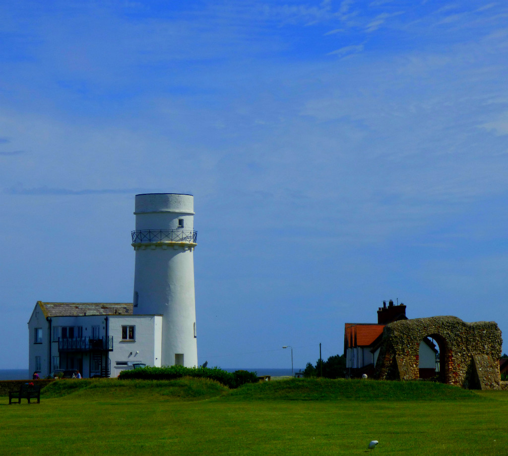 Lighthouse and ruined church 2