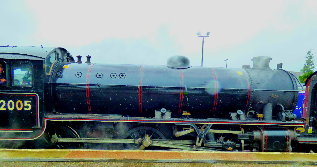 Loco at rear of train