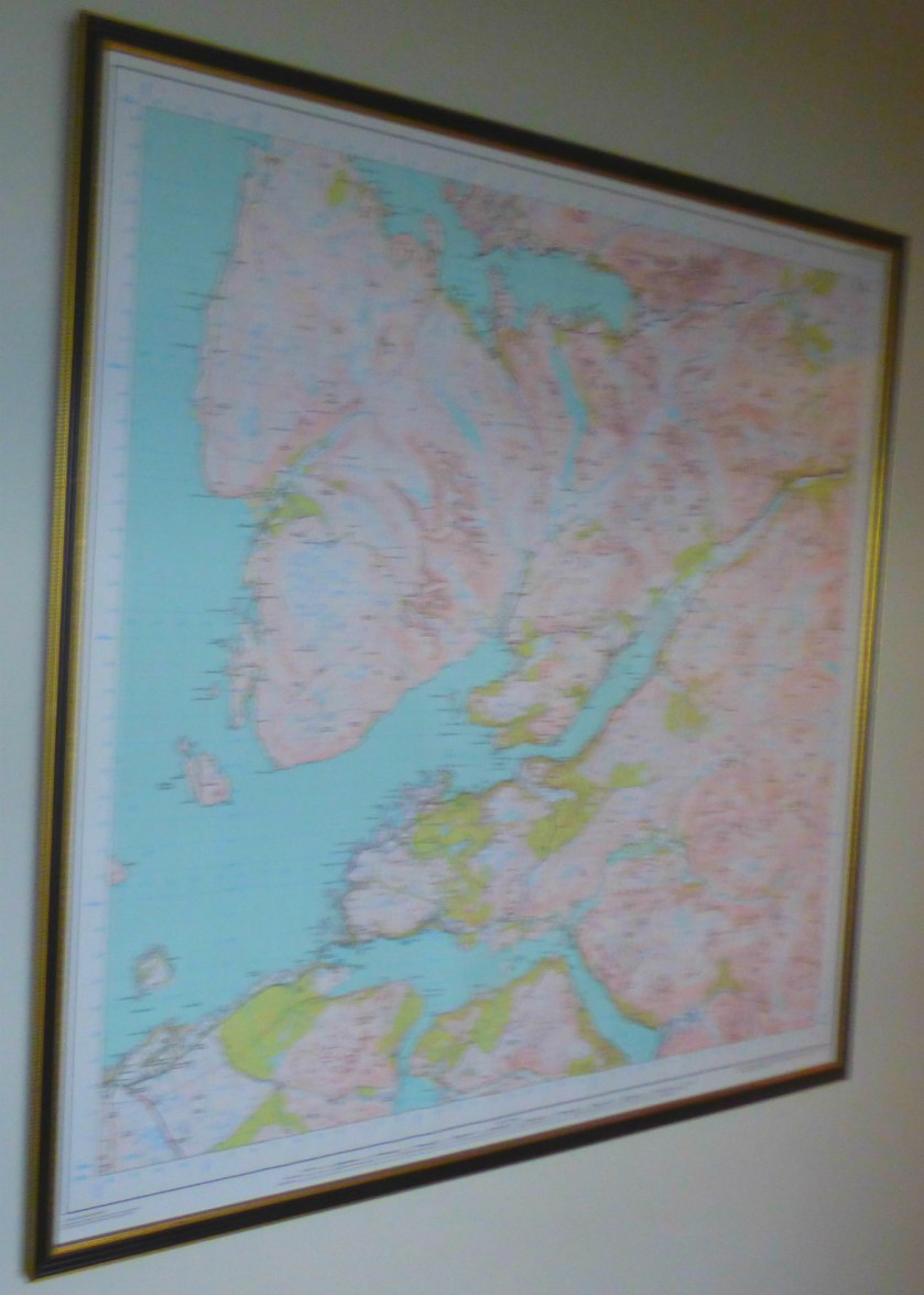 Map, Ferry Cottage