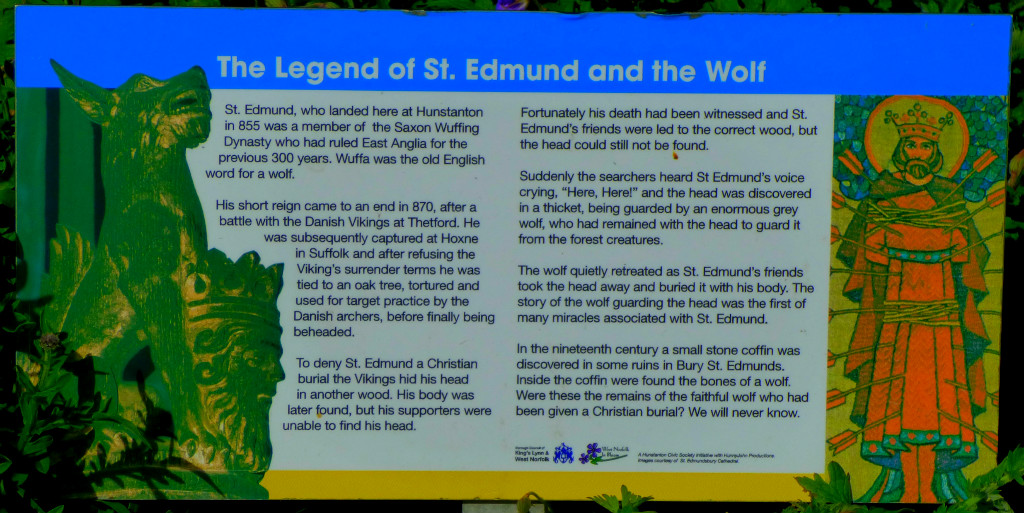 St Edmund and the Wolf