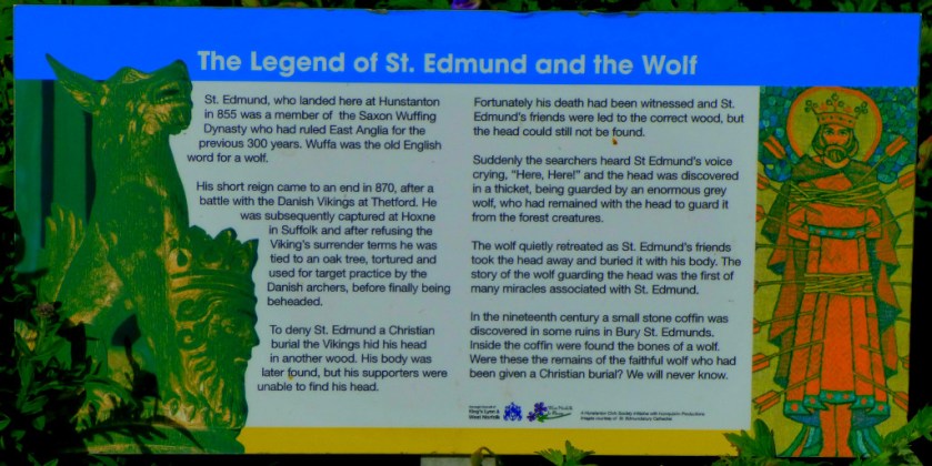 St Edmund and the Wolf