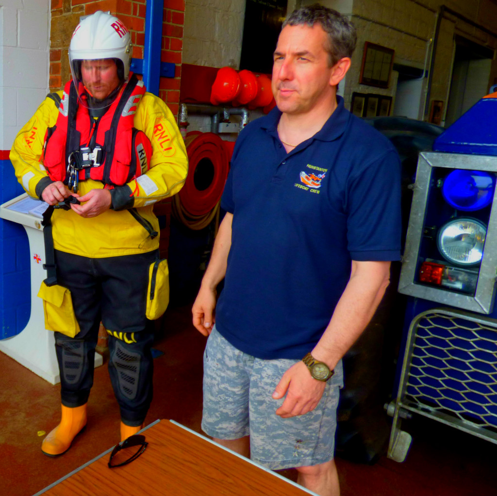 The helmet and lifejacket complete the outfitting