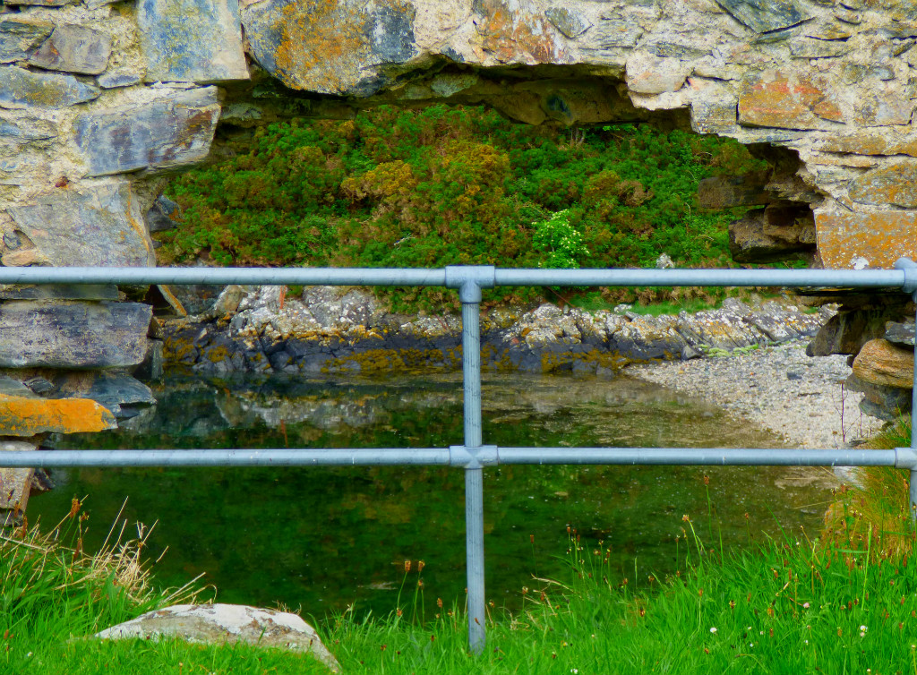 view through the wall