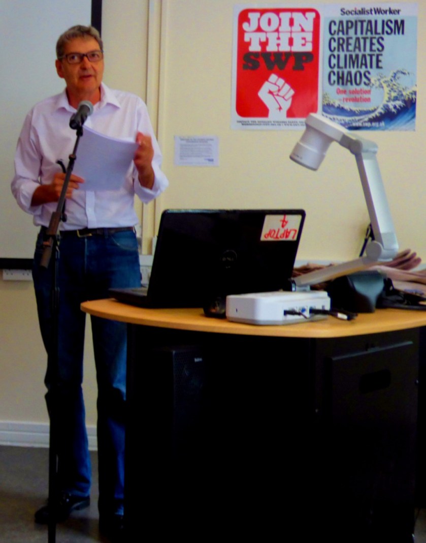 Ian Taylor starts his talk