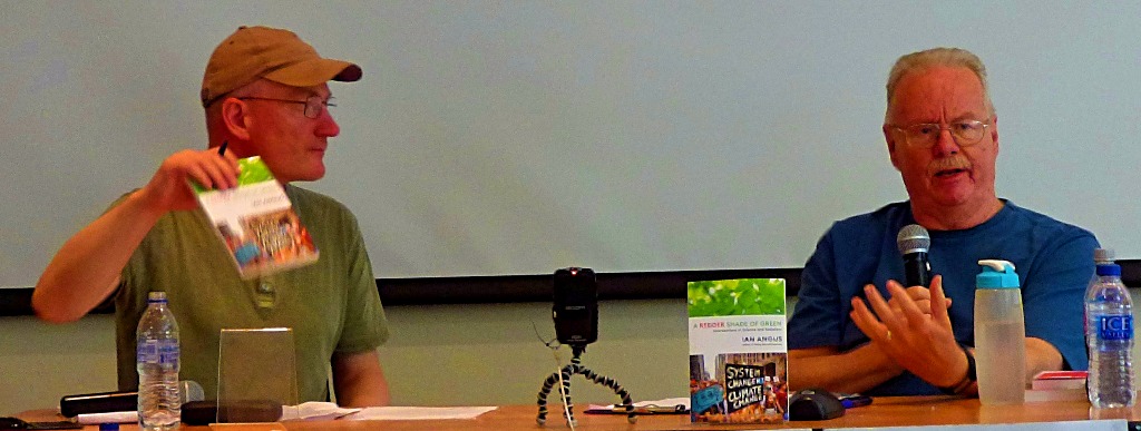 Martin Empson advertises the book