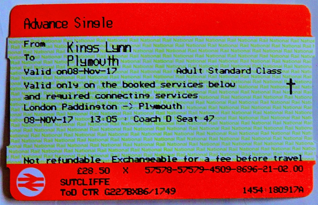 KL - PLY ticket