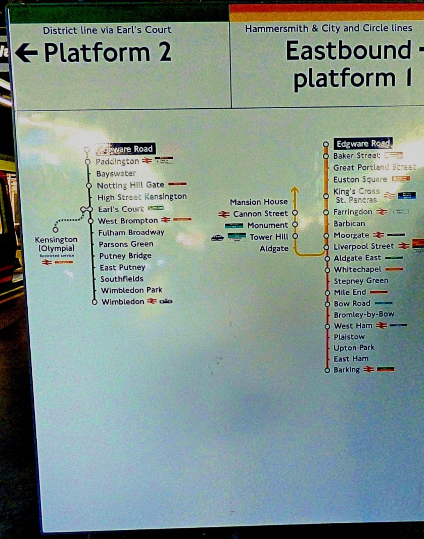 Edgware Road Plats 1&amp;2