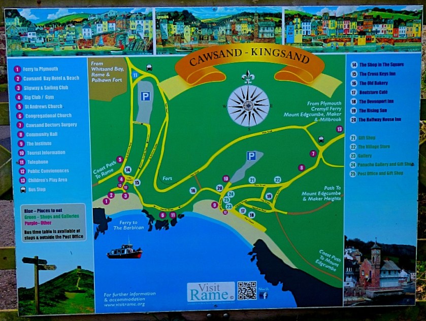 Kingsand and Cawsand map