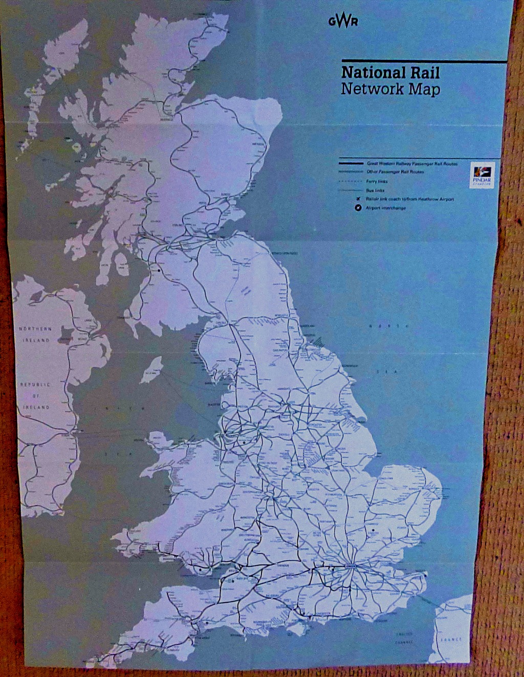 Network Rail map