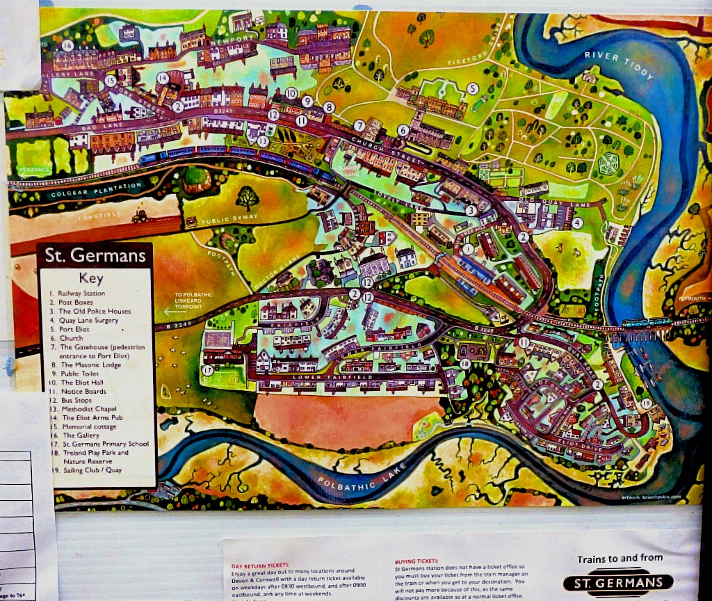 St Germans Map