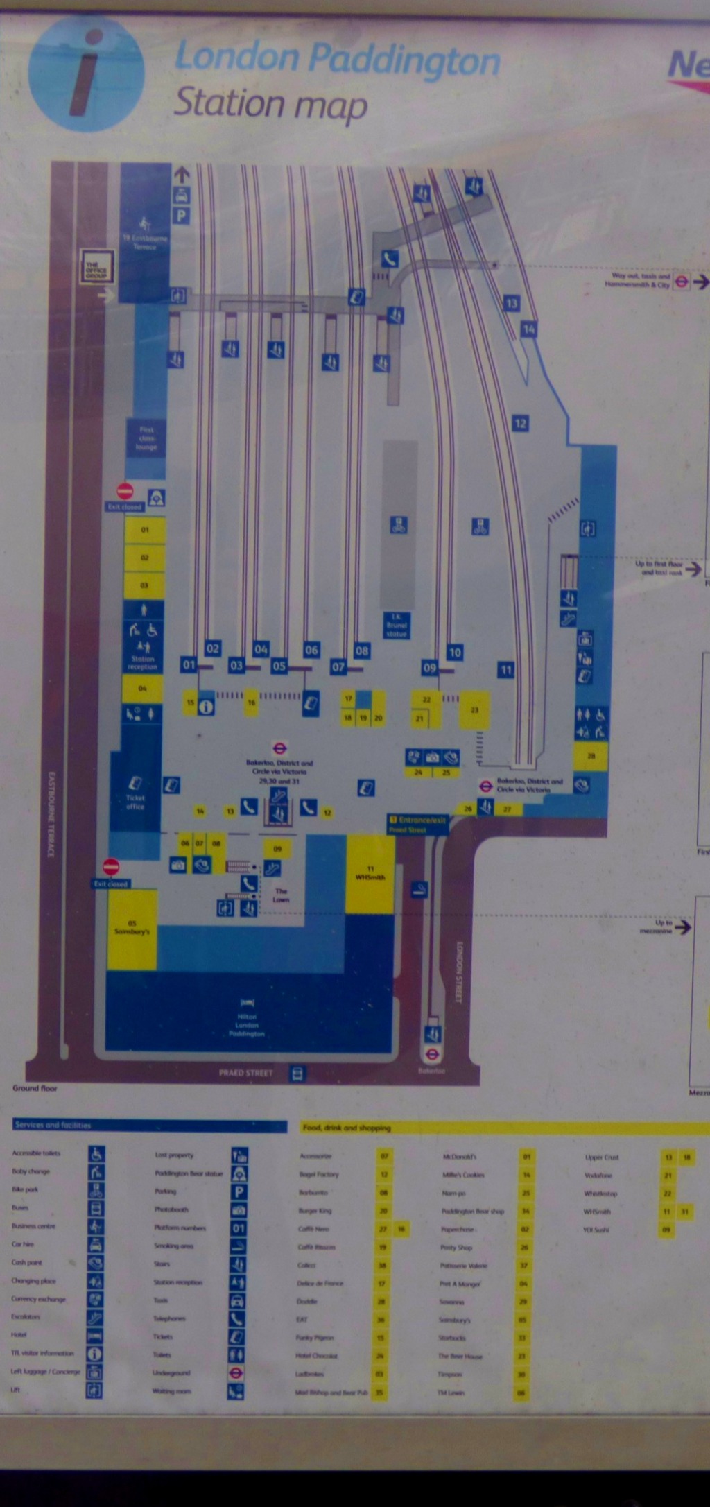 Station plan, paddington
