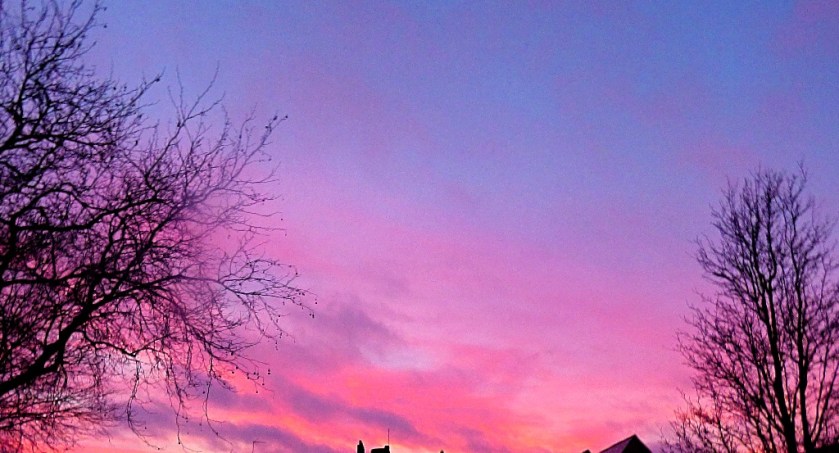 Sunset in Baker Lane Car Park