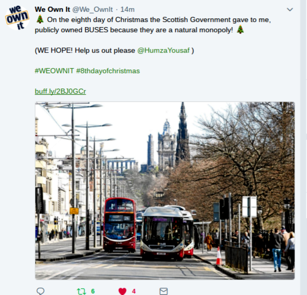 we own it buses tweet