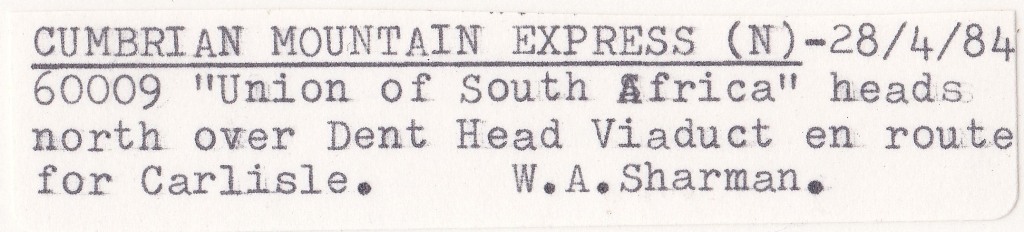 Dent Head Viaduct - Label