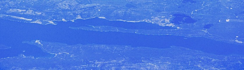 Coastal land from the air