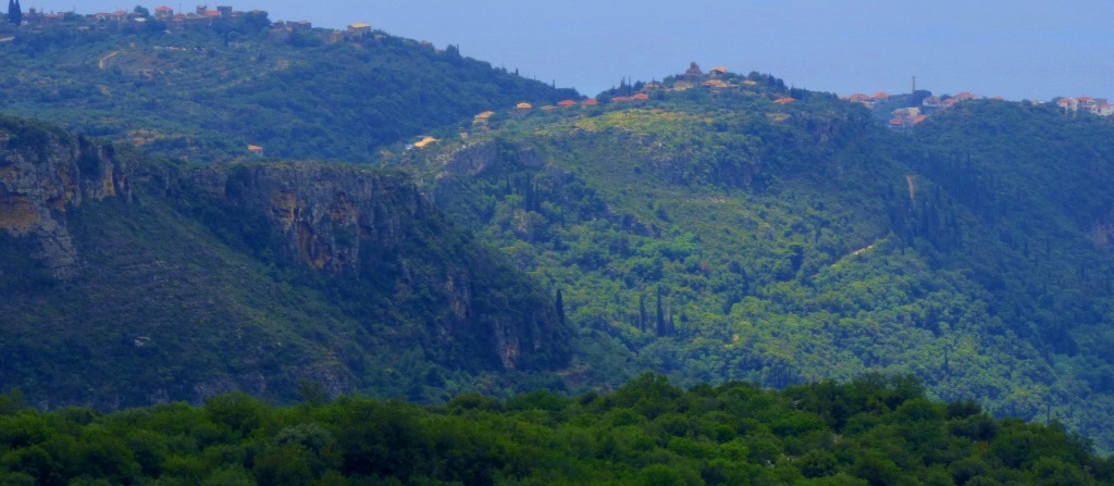 View towards the sea
