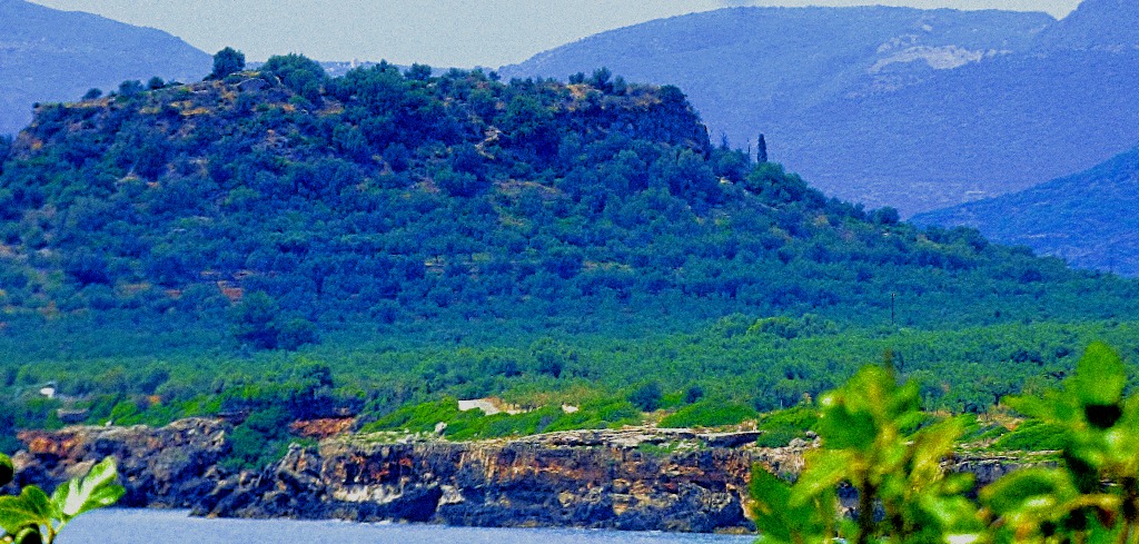 Hill with Frankish fortifications