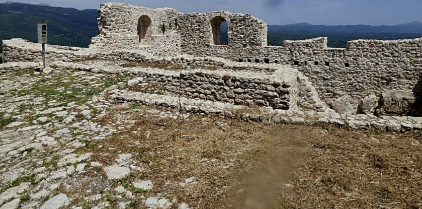 Karytaina castle outbuildings