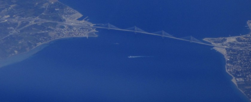 Major bridge from 37,000 feet up