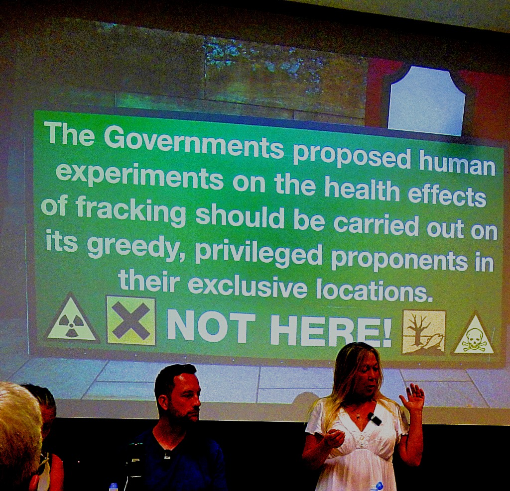 Anti-fracking notice