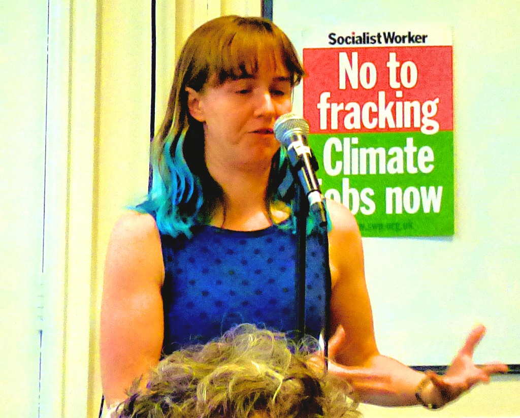 Camilla contributes from the floor