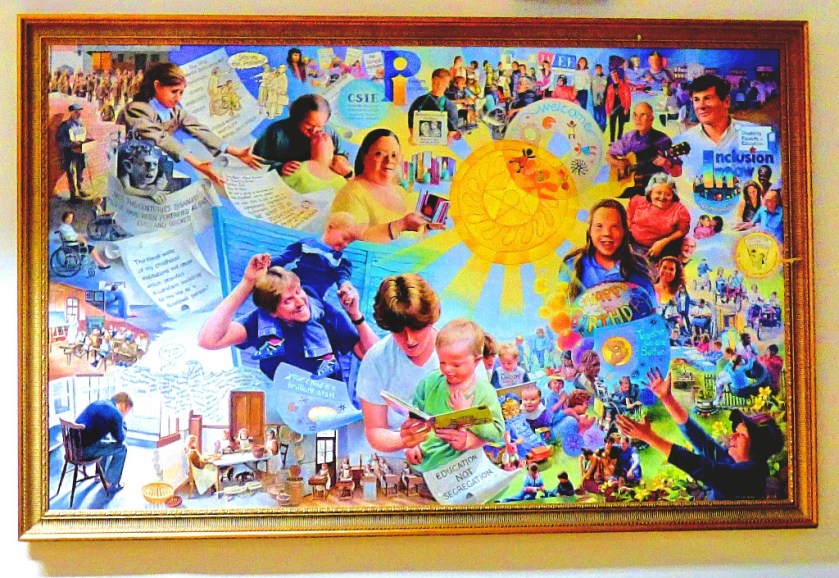 Education painting, Nunn Hall