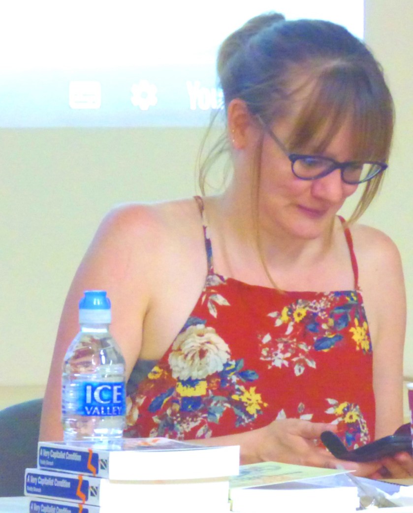 Ellen starts the meeting