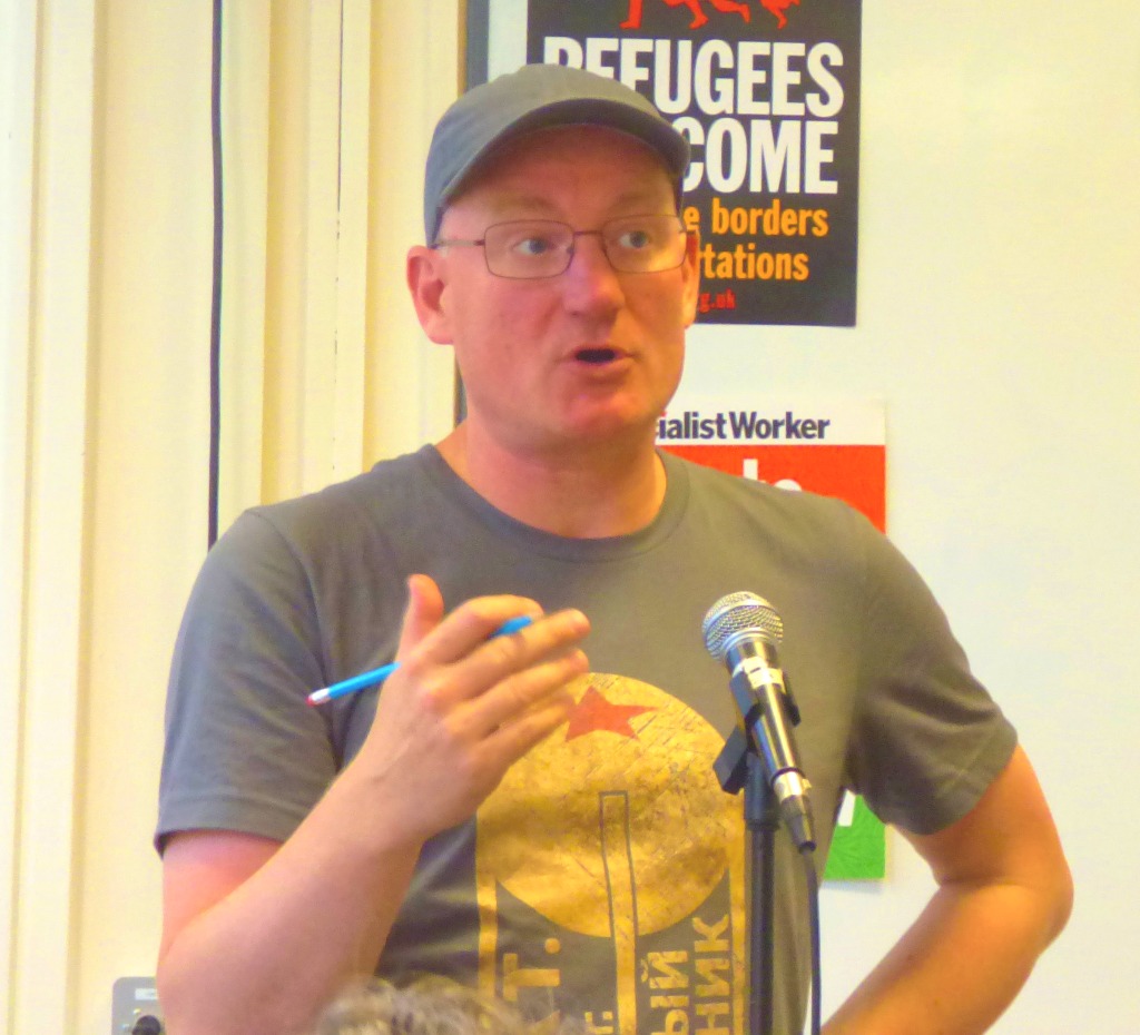 Martin summing up the meeting