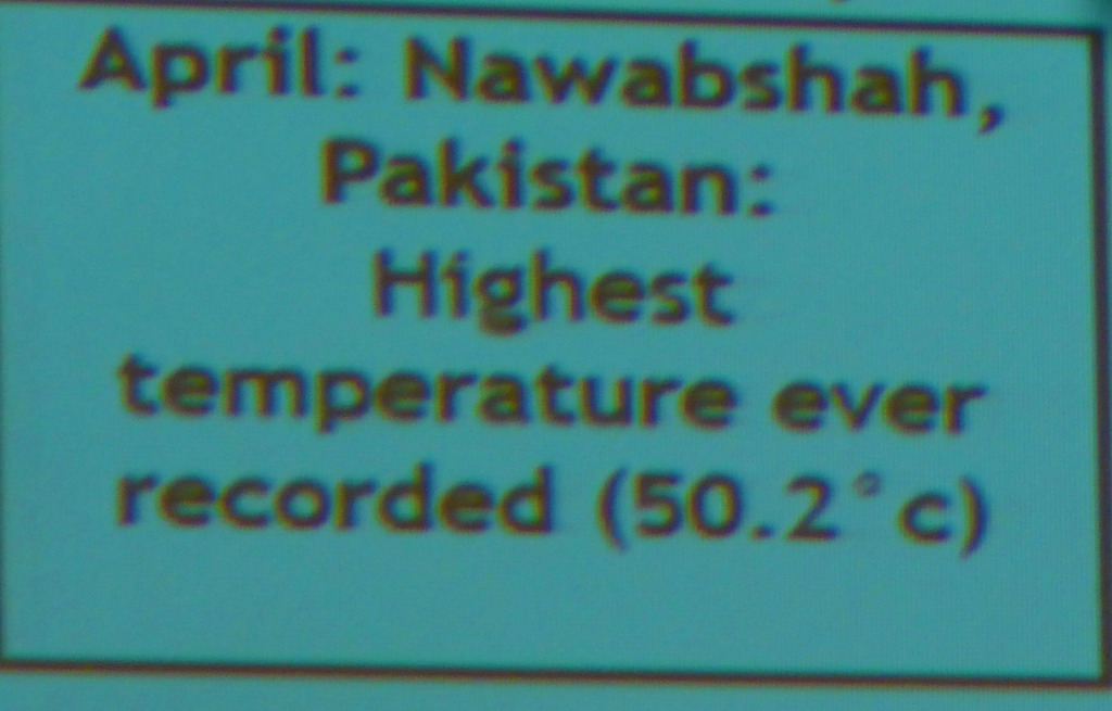 Pakistan 5o degrees