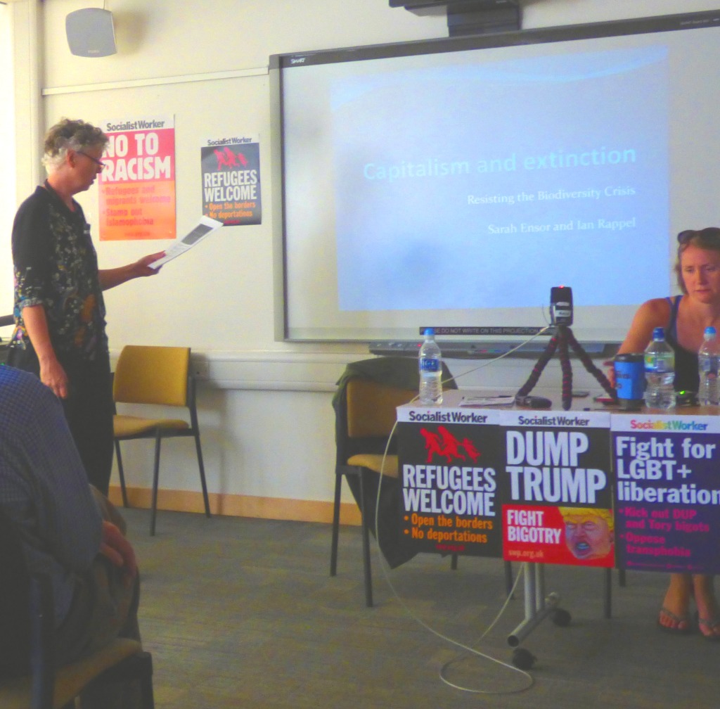 Sarah Ensor speaks first