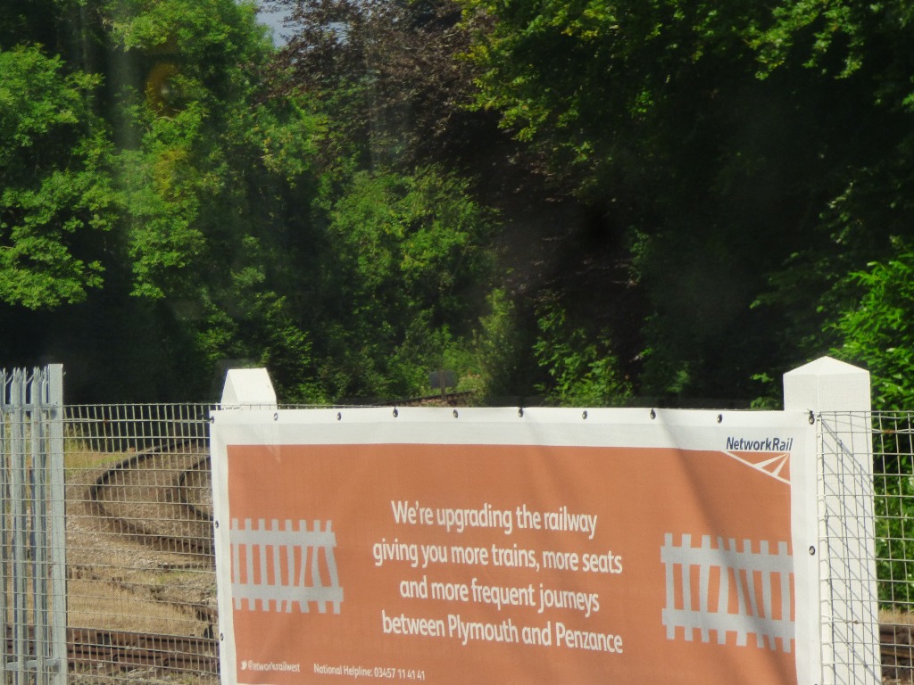 The Bodmin and Wenford Railway curves away into the distance