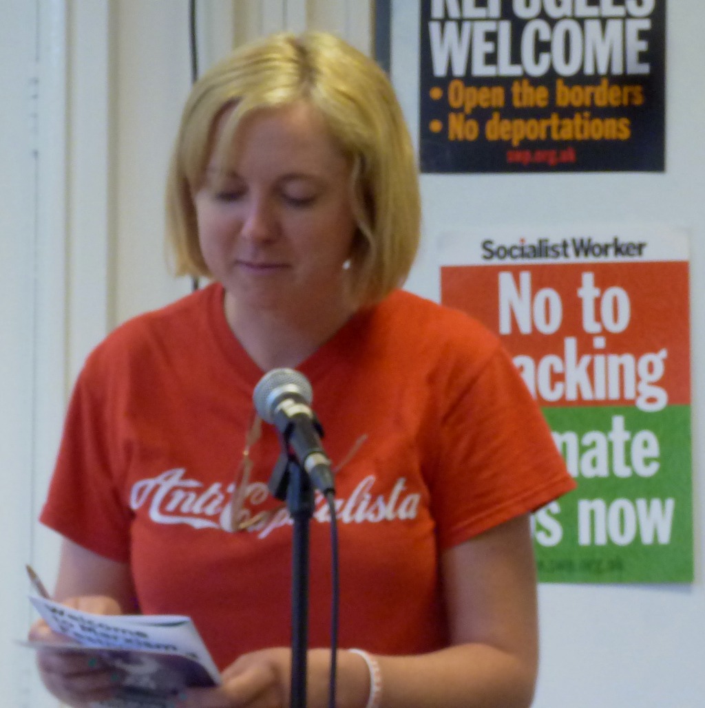 The chair introduces the meeting