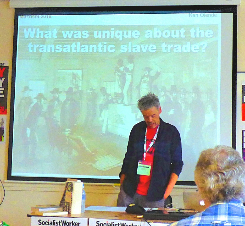 The chair opening the meeting