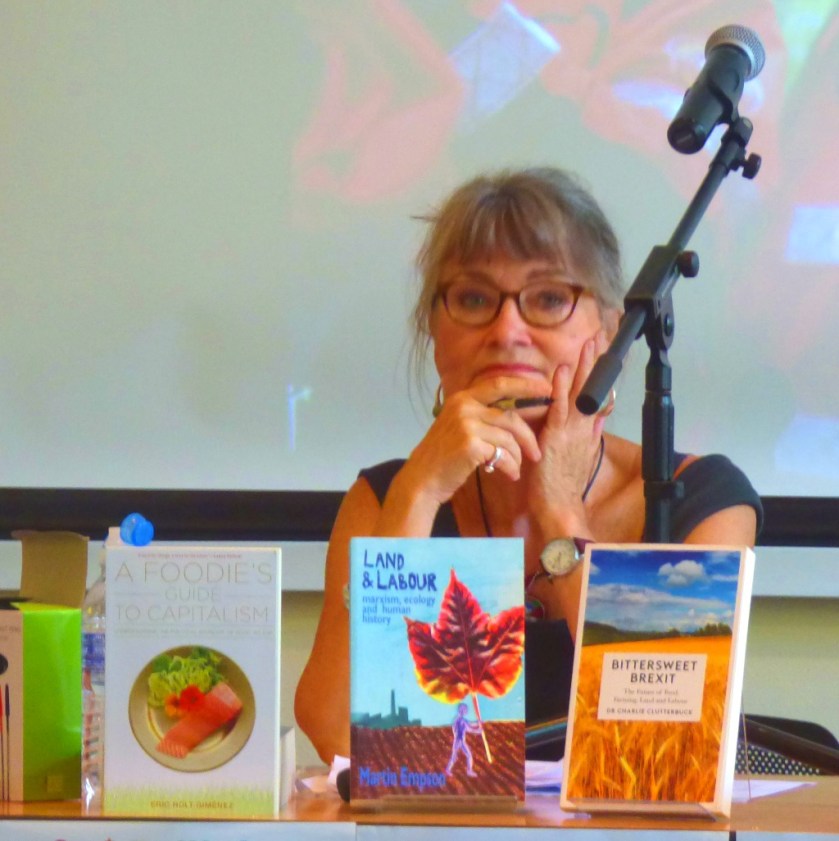 The speaker and books