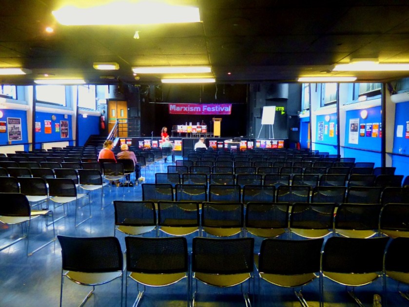 The Venue before the big meeting on injustice