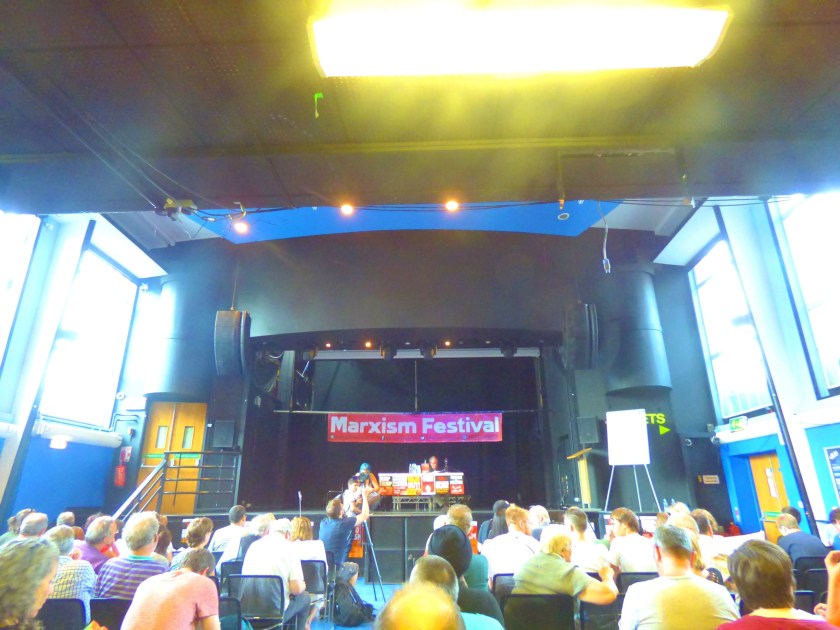 The Venue before the start of Marx the Revolutionary