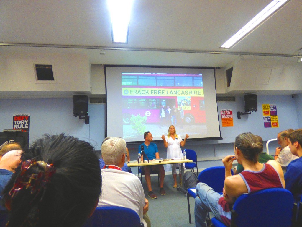 TLR finishes her speech