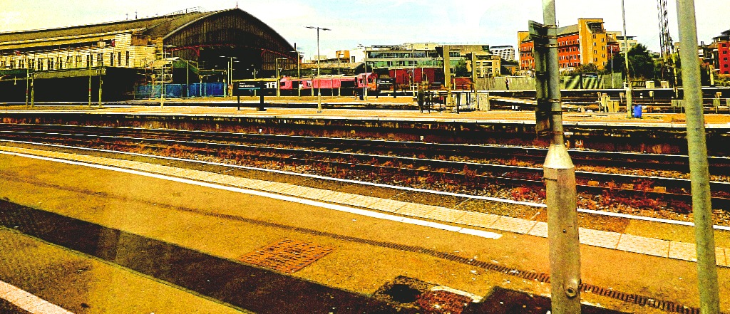 Bristol with trains