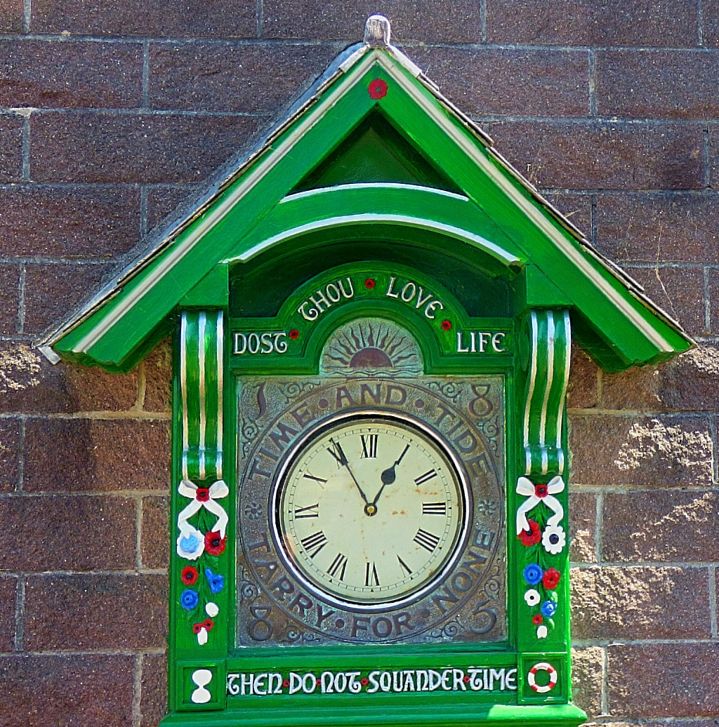 Clock near the Cremyll Ferry