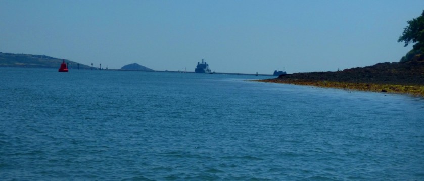 Looking towards the breakwater