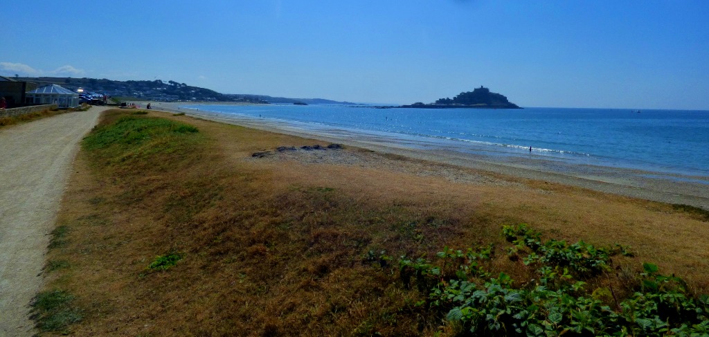 Looking towards the mount