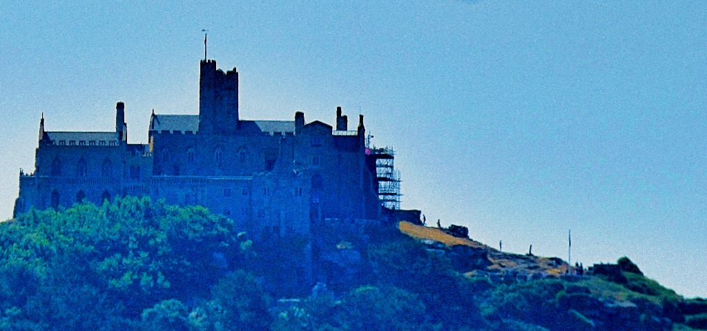 Looking up at the mount