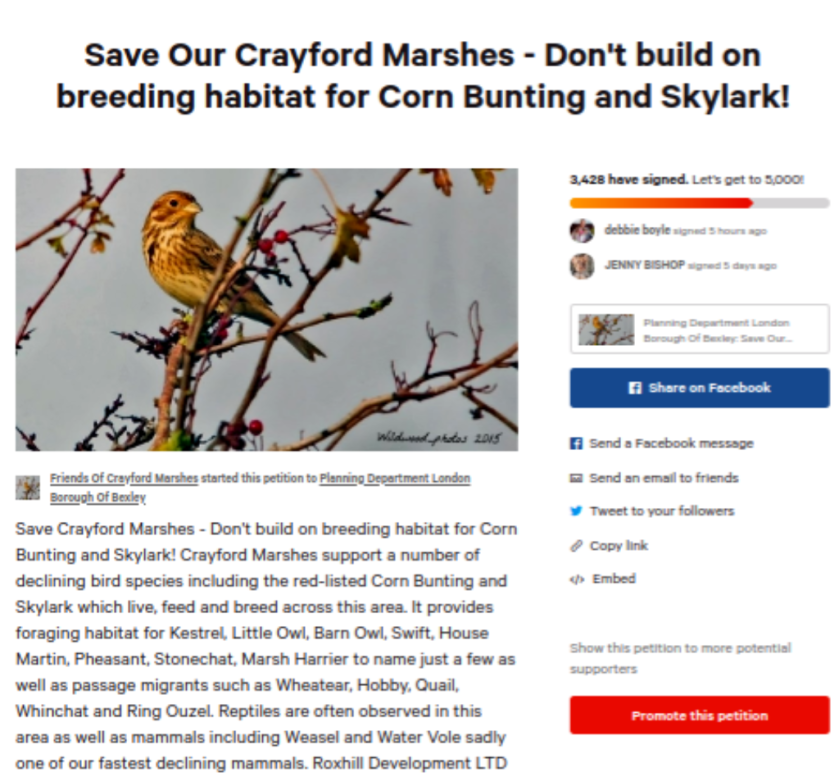 Save Crayford Marshes