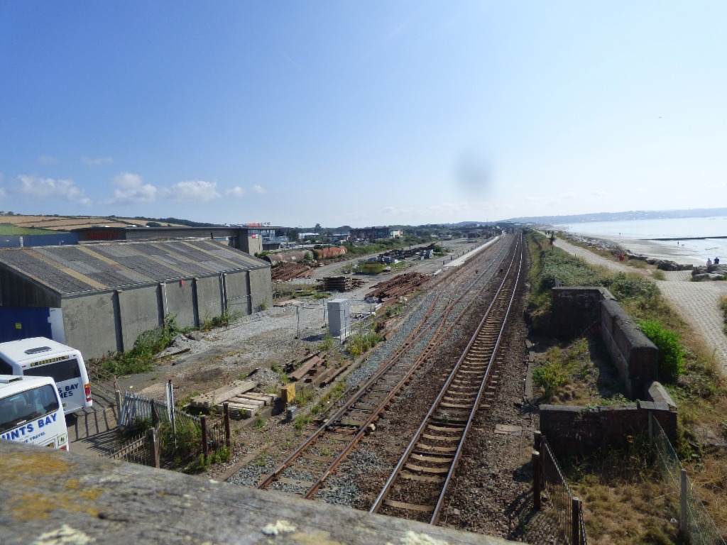 The line towards St Erth
