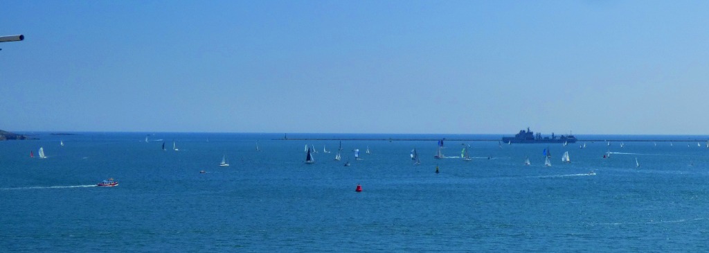 Yahcts and a warship II